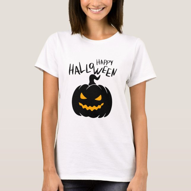Happy Halloween T-shirt (Frente)