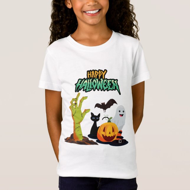 happy halloween T-shirt (Frente)