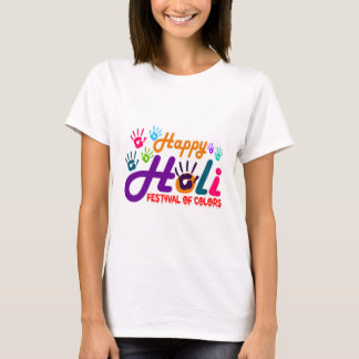 Happy Holi T-shirt para a Unisex