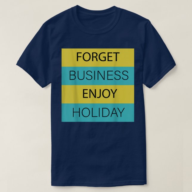 Happy Holiday T-Shirt (Frente do Design)