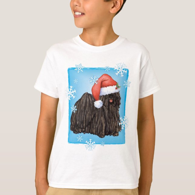 Happy Howlidays Puli T-Shirt (Frente)