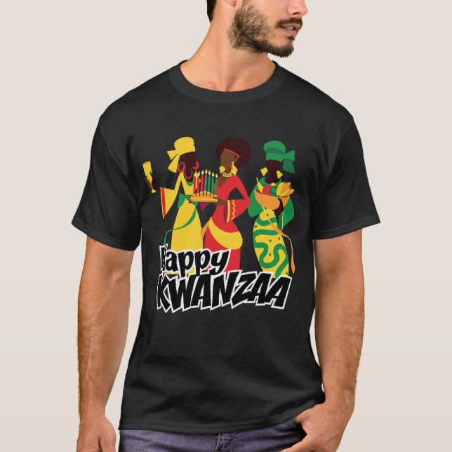 Happy Kwanzaa T-Shirt (Frente)