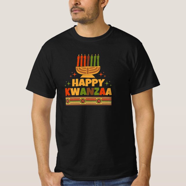 Happy Kwanzaa T-Shirt (Frente)