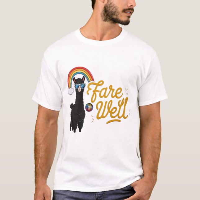 Happy Llama T-Shirt (Frente)