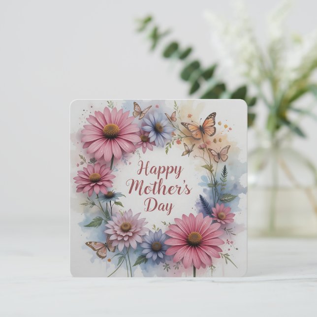 Happy Mother's Day Wildflowers (Em pé/Frente)