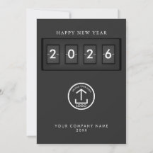 Happy New Year Corporate Business Logo Holiday