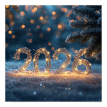 happy new year poster 2026