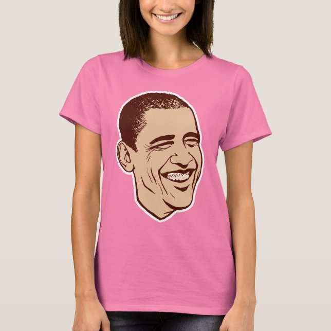 Happy Obama T-Shirt (Frente)