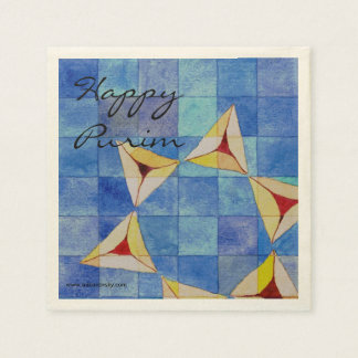 Happy Purim guardanapos