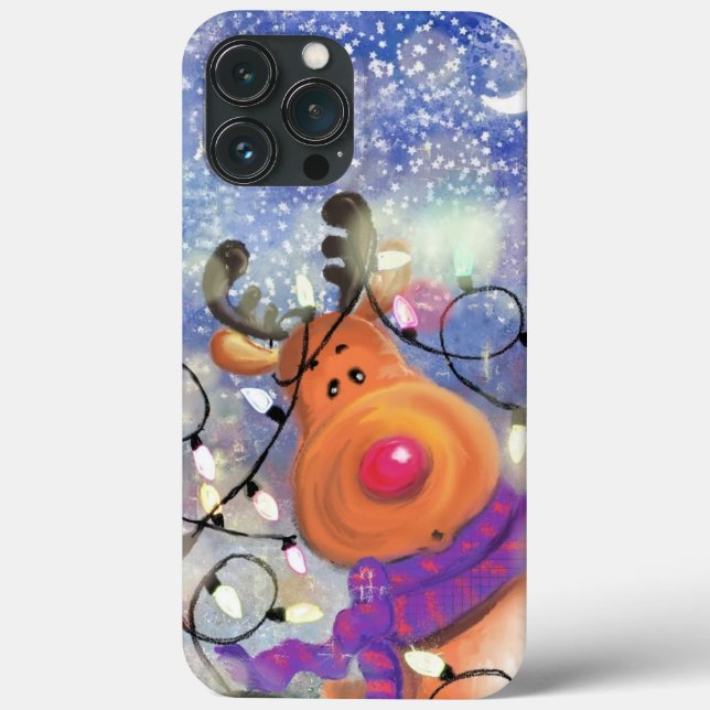 Happy Reindeer - Christmas - Drawing (Verso)