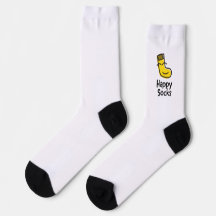 "Happy Socks" Smiley Face Crew Socks
