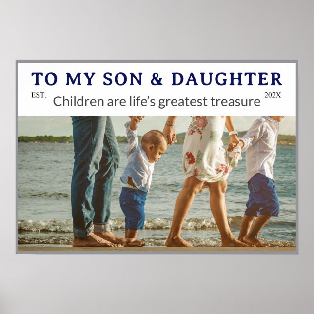 Happy Son’s & Daughter’s Day – Fun Wall Poster (Frente)
