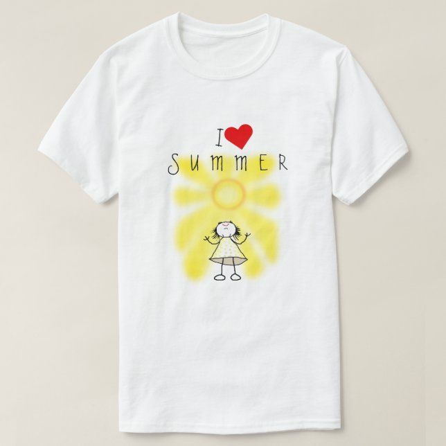 Happy Summer T-Shirt (Frente do Design)