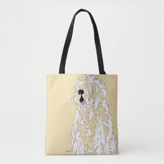Happy Terrier Shoulder Tote