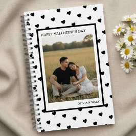 Happy Valentine’s Day Black Heart Design love  Not