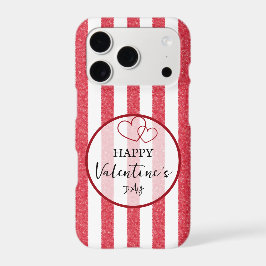 Happy Valentine's Day Heart Stripes
