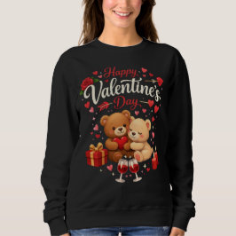 Happy Valentine's Day T-Shirt | Cute Bear Couple