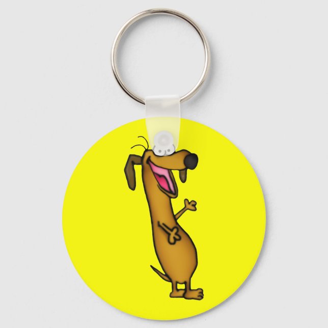 Happy Weenie Chaveiro (Frente)
