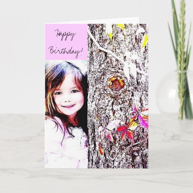 HappyBirthday! cartão das meninas do ~ (Frente)