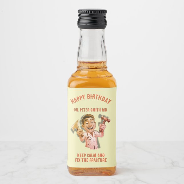 HAPY BIRTHDAY Keep calm and fix the fracture MD (Frente)