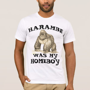 HARAMBE ERA MINHA FICAR EM CASA, GORILLA T-shirts