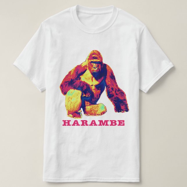 Harambe Gorilla T-shirt (Frente do Design)