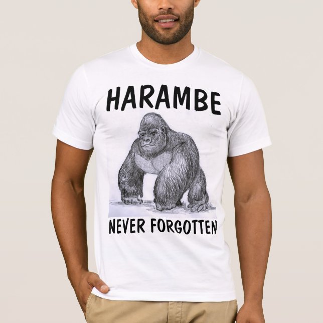HARAMBE GORILLA T-shirts (Frente)