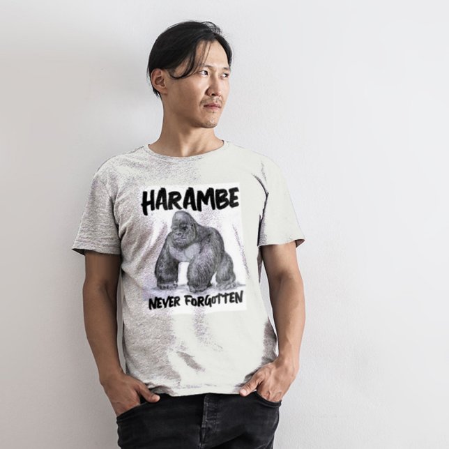 HARAMBE GORILLA T-shirts camisetas (Criador carregado)
