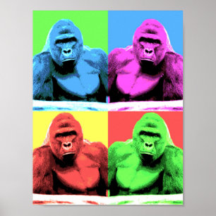 Harambe Pop Art Poster