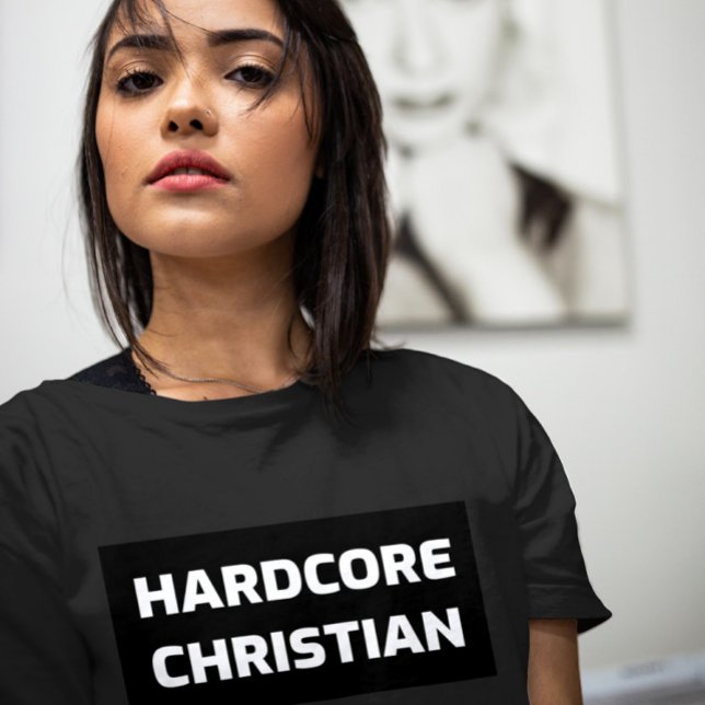 HARDCORE CHRISTIAN T-SHIRTS T-SHIRT (Criador carregado)
