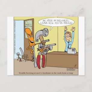 Hardware Store Liberation Funny Oferta Cartões Cam