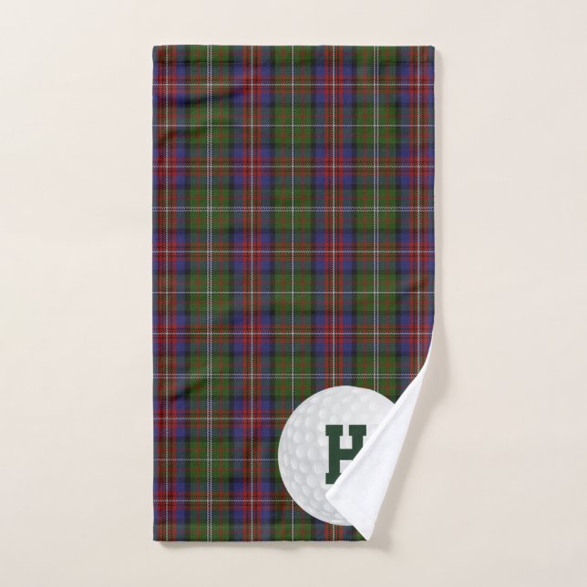 Hargis Clan Tartan Xadrez Toalha Golf (Toalha de mão)