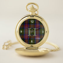 Hargis Tartan Xadrez Pocket Watch