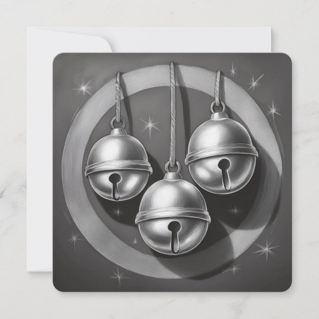 Hark, como os Bells: Um Cartão de Natal Minimalist (Frente)