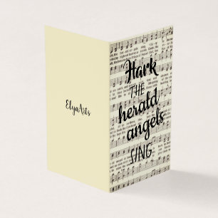 Hark, o Sing dos Anjos Herald