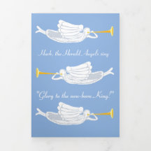 Hark, os anjos do Herald cantam o cartão de Natal