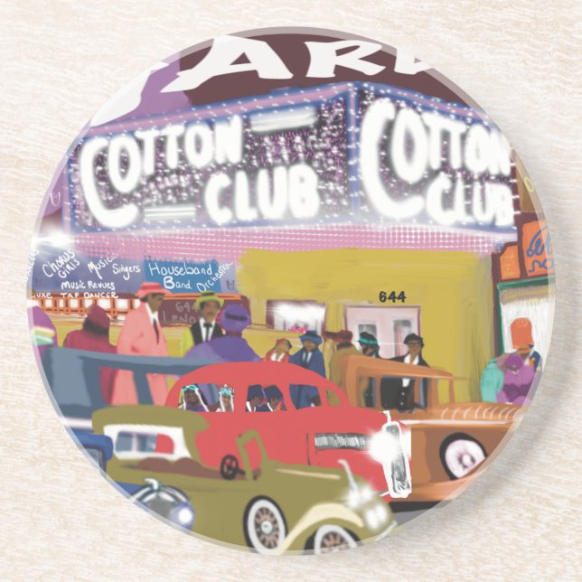 Harlem - Porta copos Sandstone dos anos 20 (Frente)