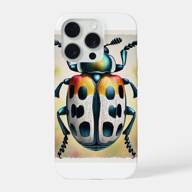 Harlequin Beetle 310724IREF203 - Watercolor (Verso)
