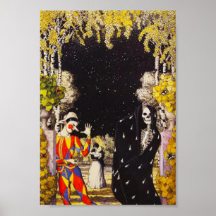 Harlequin e poster da morte