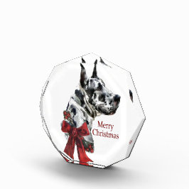 Harlequin Great Dane Christmas