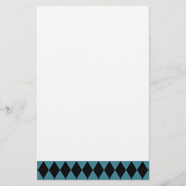 Harlequin Teal e Black (Frente)