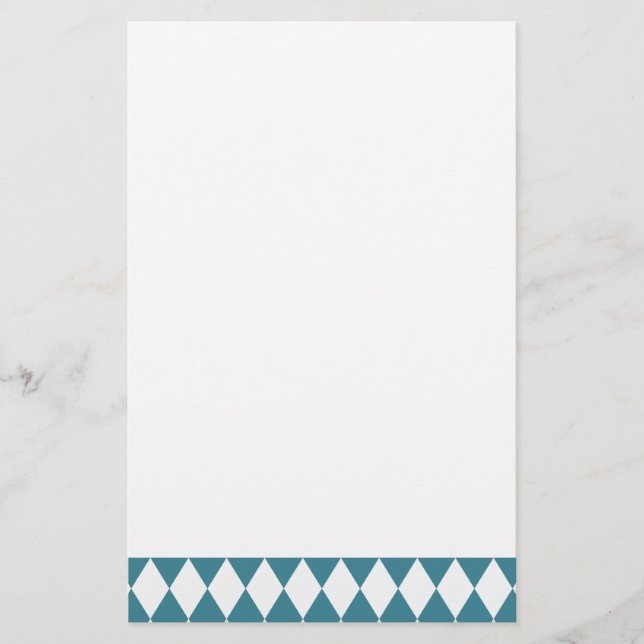 Harlequin Teal e White (Frente)