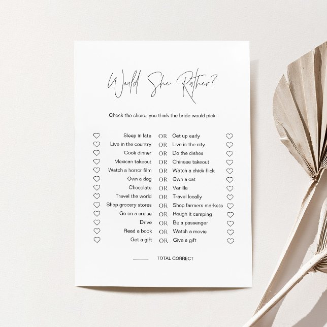 HARLOW Ela Preferencialmente Cartão De Jogo De Chá (Criador carregado)