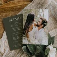 HARMONIA | Cartão com fotos de Detalhes do Casamen