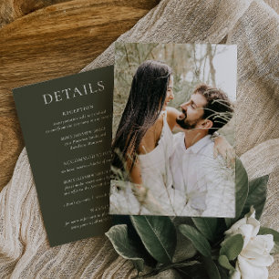 HARMONIA   Cartão com fotos de Detalhes do Casamen