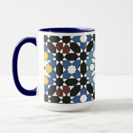 Harmonia em Azulejos – Caneca Geométrica Marroquin