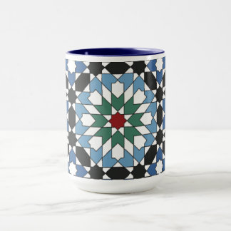 Harmonia em Azulejos – Caneca Geométrica Marroquin