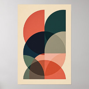 Harmonia em Movimento – Poster de Arte Abstrata Ge