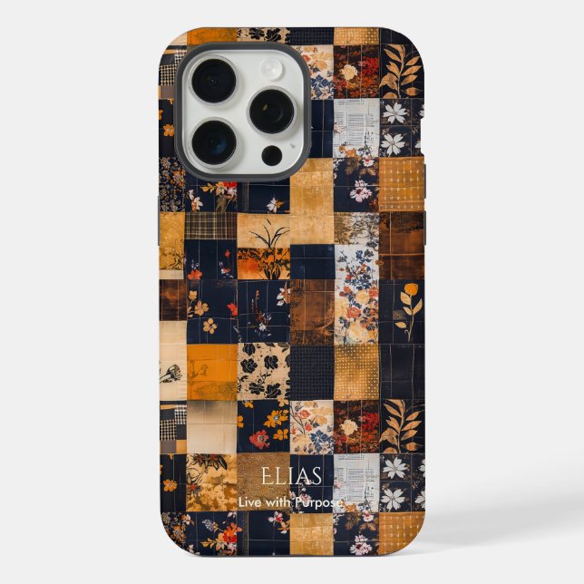Harmonia Floral em Patchwork – Artística e Ousada (Verso)