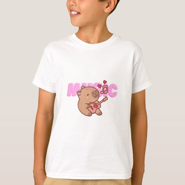 Harmonic Capybara T-Shirt (Frente)